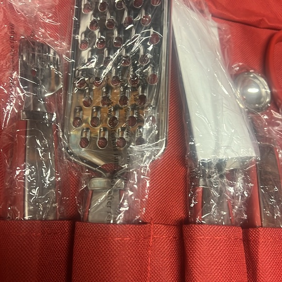 Wolfgang Puck 10 Piece Kitchen Prep and Garnishing Set New Carrying Pouch Handle - Picture 6 of 12